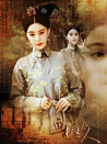 畫框里的女人