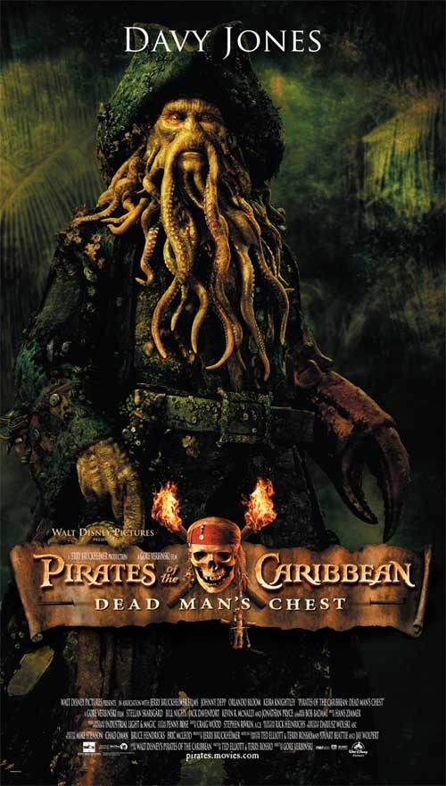 加勒比海盗2海报