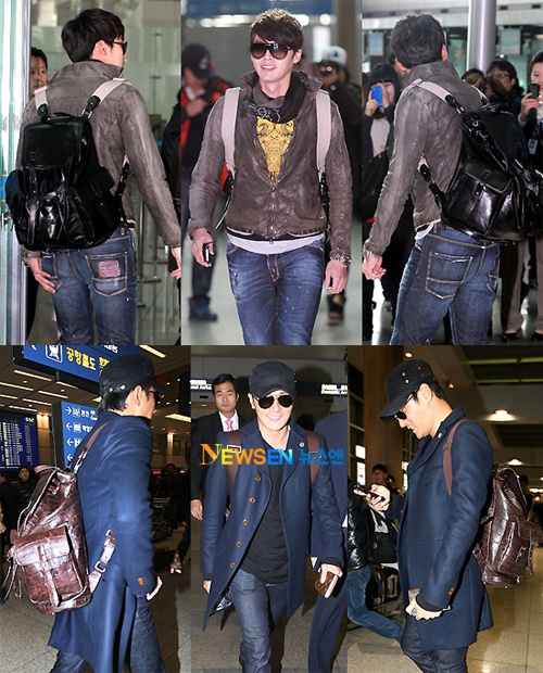 据悉,当天首先露面的玄彬以一套便装出现在了仁川机场,皮夹克,牛仔裤