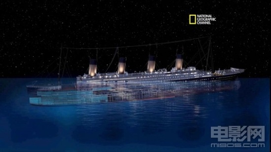 《泰坦尼克号》曝3D效果图 卡梅隆掰香蕉做演