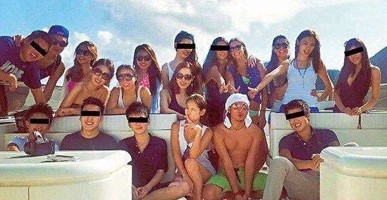  黄宗泽绯闻女友 游艇派对倪晨曦、杨政龙搞怪_