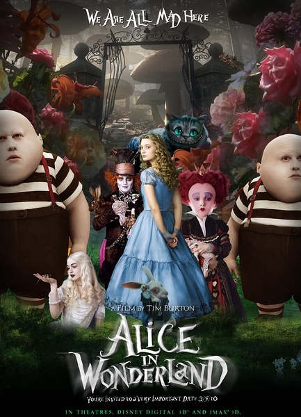 爱丽丝梦游仙境海报