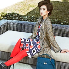 f(x)宋茜写真大摆性感妖娆Pose 眼力服饰潮味足