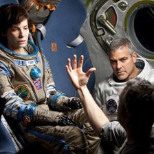 《地心引力》曝剧照、片场照 卡隆指导布洛克