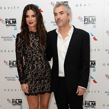 《地心引力》伦敦首映礼 桑德拉·布洛克独撑场