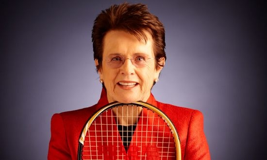 将美国网球名将比利·简·金(billie jean king)的传奇