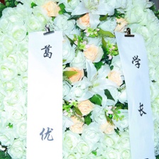 路學(xué)長火化妻子落淚 王小帥管虎送行葛優(yōu)獻(xiàn)花圈