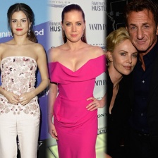 奥斯卡前夕众星忙赶场 亚当斯露半球塞隆秀恩爱