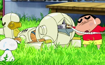 蜡笔小新:决一胜负!逆袭的机器人爸爸