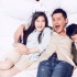景岗山携最帅星二代儿子拍写真 女儿嘟嘴搞怪