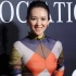 章子怡霸氣亮相時尚盛典 五彩薄紗格子裙美艷