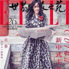 王菲罕登杂志封面 京味大妞儿复古造型笑靥如花