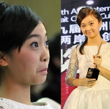林妙可獲最佳少年兒童演員獎 穿公主裙做鬼臉