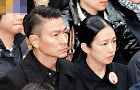 刘德华及妻子朱丽倩