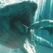 《侏罗纪世界》新海报曝光 巨兽沧龙吞噬大白鲨