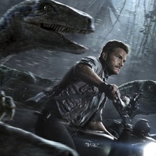 《侏罗纪世界》海报三连发 星爵携迅猛龙丛林狂奔