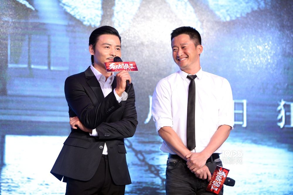 吴京演《杀破狼2》遭张晋狂虐:享受得快死了