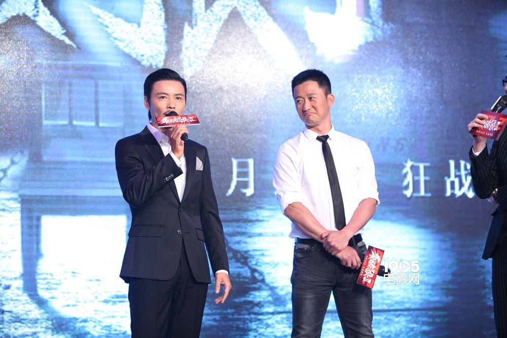 吴京演《杀破狼2》遭张晋狂虐:享受得快死了