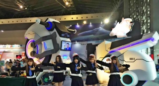 《黑貓警長》亮相國際動漫展 巨型戰(zhàn)車奪人眼球