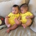 范瑋琪兒子變“小黃人” 兄弟倆抬腳“大比武”