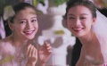 倪妮杨颖合唱《今天你要嫁给我》 披婚纱预演幸福