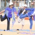 柳岩海滩“烈日瑜伽”秀身材 斯里兰卡陪伴父母