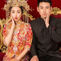錢泳辰呂一大婚在即 中式婚服唯美寫真悉數(shù)曝光