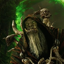 《魔獸》終極版海報(bào) 部落聯(lián)盟生死對(duì)抗千鈞一發(fā)
