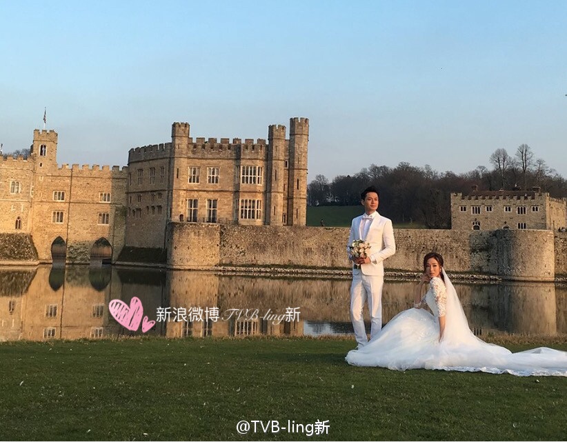 杨怡罗仲谦23日在英国注册结婚 古堡婚纱照曝