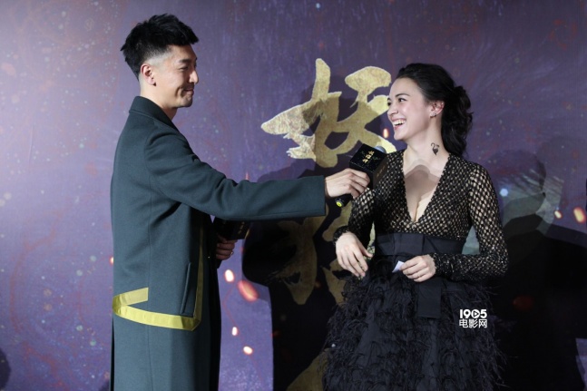 导演陈凯歌携主演黄轩,染谷将太,张雨绮,秦昊,刘昊然,欧豪,张鲁一