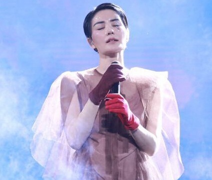 王菲演唱会妆容有个性 刘嘉玲陈奕迅章子怡等捧场