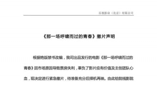《呼嘯的青春》疑似緊急撤檔 只因為票房失利？
