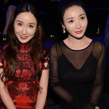 柳岩性感上围秒杀娄艺潇 周笔畅合影女神脱颖而出