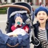 Ella外出晒娃遛狗 劲宝和妈妈笑眯眼同款萌化了