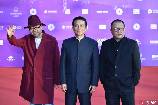 张一白、黄建新、王小帅亮相北京国际电影节红毯