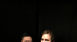 星爵战狼破次元合体 克里斯·帕拉特吴京搭肩合影