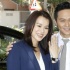 张智霖胡杏儿现身电影拍摄 现场PK各自求婚趣事