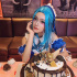 林允女仆裝引熱議 生日趴與周潔瓊大玩cosplay