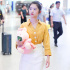 “女版刘昊然”何蓝逗穿黄色上衣 少女感十足！