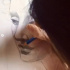 李嫣晒弹琴绘画技能淑女范十足 安静作画睫毛浓密