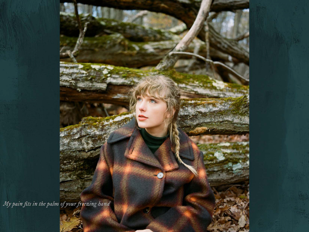 taylor folklore壁纸,taylorswift壁纸 我的第9张录音室专辑,《folklore》姐妹唱片将于今晚东部时间午夜发布