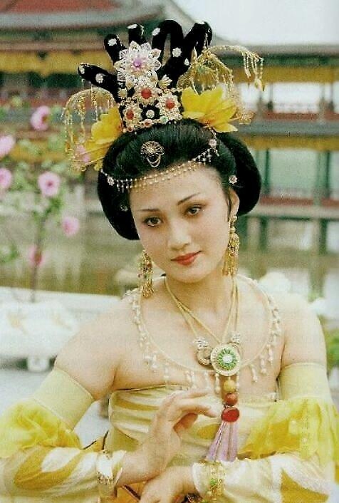 55岁林芳兵近照曝光,当年最美杨贵妃如今变成这样了