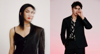 韩美娟双性时尚大片曝光 穿高开叉裙长发浓妆出镜