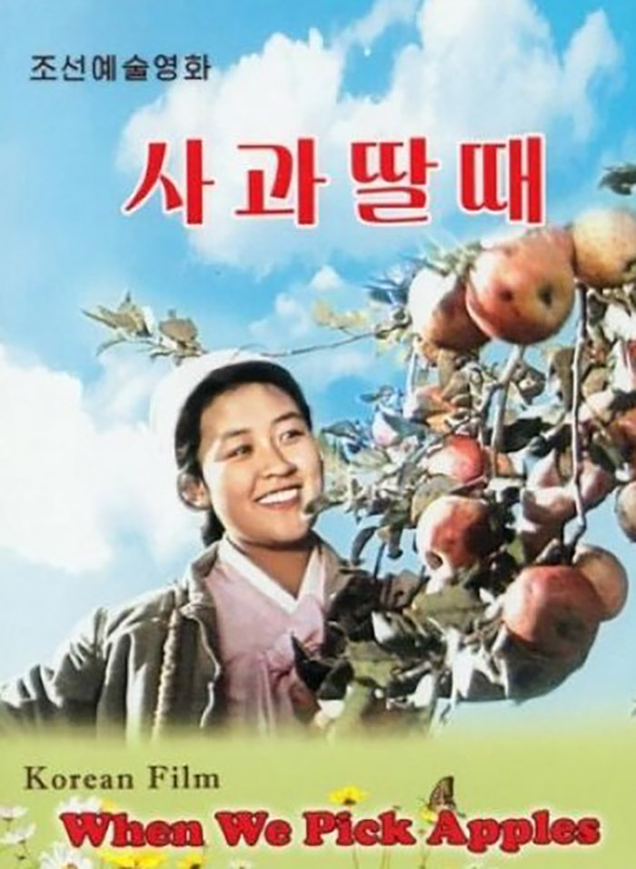 摘苹果的时候