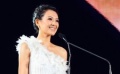章子怡成为特奥会形象大使 白色礼服亮相尽显高雅