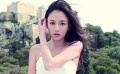 陈乔恩希腊拍摄唯美写真 风情万种变身性感新娘