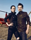 海清、黄海波合拍帅酷写真 上演“史密斯夫妇”