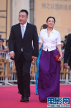 《趙氏孤兒》劇組亮相 陳凱歌、陳紅夫婦秀親密