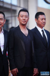 《白鹿原》剧组主创人员 郭涛黑衬衫展男人本色