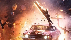 《狂暴飞车3D》片段 凯奇、菲德内尔上演爆炸车战